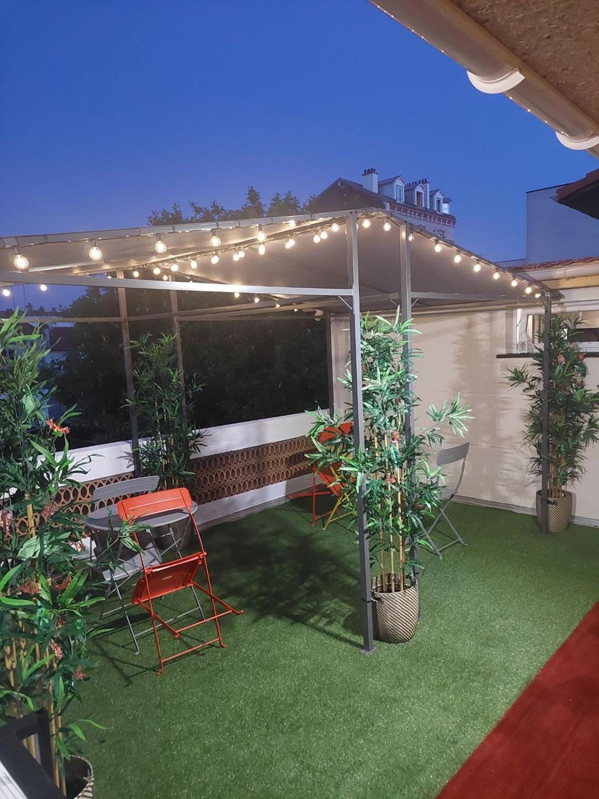 Апартаменти Paris-Eiffel, Bienvenue -Terrasse -Netflix Пантен Екстер'єр фото